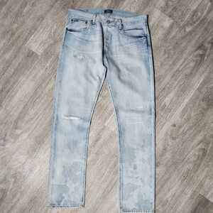 Polo Ralph Lauren Varick Men's Light Blue Skinny Jeans